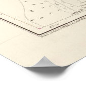  Kaaimaneilanden kaart (1880) Poster (Hoek)