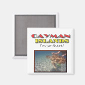 Kaaimaneilanden magneet (Voorkant / Achterkant)