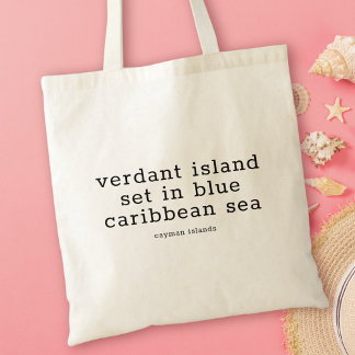 Kaaimaneilanden National Song Verdant Island Tote Bag