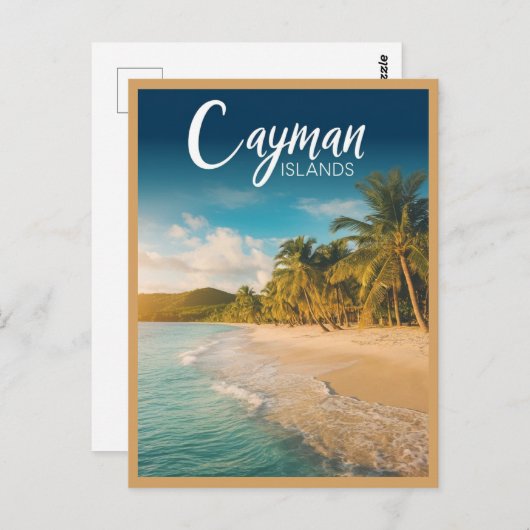 Kaaimaneilanden Ocean Beach Briefkaart (Voorkant / Achterkant)