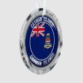 Kaaimaneilanden Ronde Embleem Ornament (voorkant)