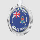 Kaaimaneilanden Ronde Embleem Ornament (voorkant)