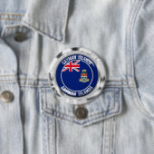 Kaaimaneilanden Ronde Embleem Ronde Button 7,6 Cm (In situ)