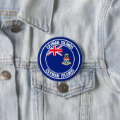 Kaaimaneilanden Ronde Embleem Ronde Button 7,6 Cm (In situ)