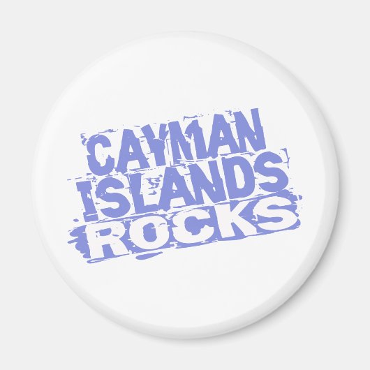 Kaaimaneilanden rotsen magneet (Voorkant)