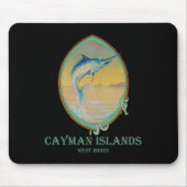 Kaaimaneilanden Vist liefhebbers Muismat (Voorkant)