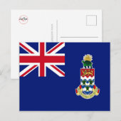 Kaaimaneilanden - vlag - briefkaart (Voorkant / Achterkant)