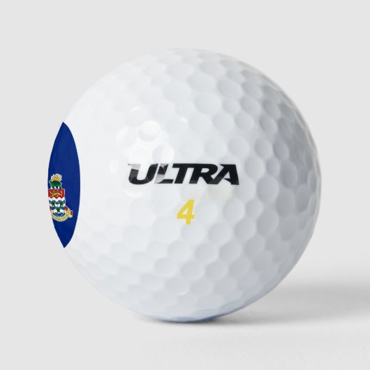 Kaaimaneilanden vlag Golf Balls Golfballen (Logo)