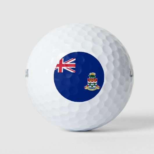 Kaaimaneilanden vlag Golf Balls Golfballen (Voorkant)
