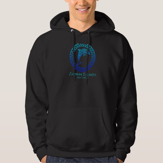 Kaaimaneilanden West Indies dolfijn Hoodie (Voorkant)
