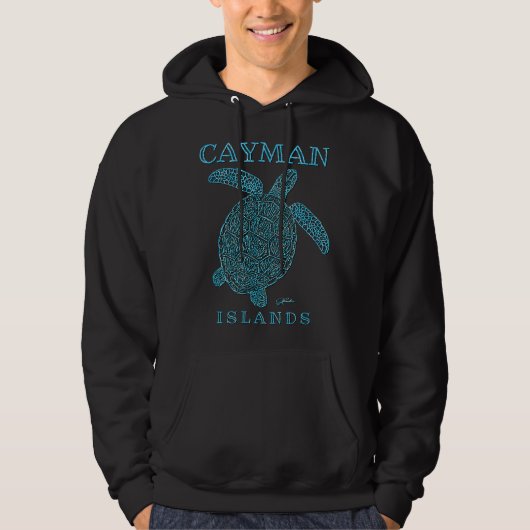 Kaaimaneilanden, Zeeschildpad Hoodie (Voorkant)