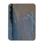 Kaaimaneilanden zeven mijl strand magneet (Verticaal)