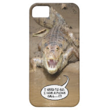 Kaaimantekst ballon telefoonkwestie