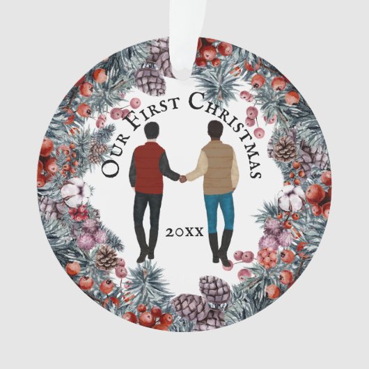 Kaaistel kaucasiaans-Amerikaanse heilige baard Ornament (voorkant)