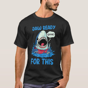 Kaak klaar voor deze haai t-shirt