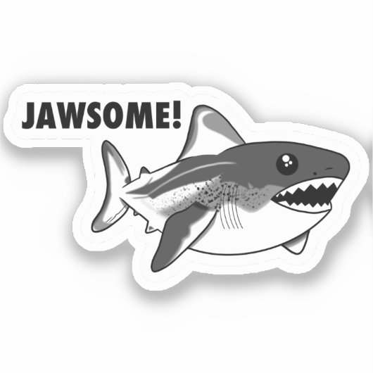 kaakachtige Sticker (Voorkant)