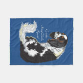 kaakkaarsen spanieren fleece deken (Voorkant (Horizontaal))