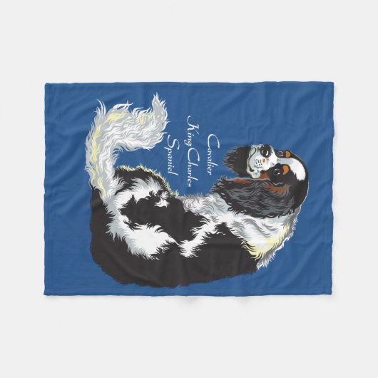 kaakkaarsen spanieren fleece deken (Voorkant (Horizontaal))