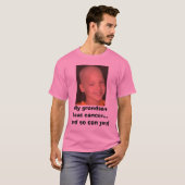 Kaakkanker, mijn kleinzoon sloeg kanker..... t-shirt (Voorkant volledig)