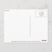 KAAL ADELAAR & WATER HERFST BRIEFKAARTEN (Achterkant)