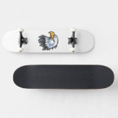 Kaal Adelaars Kop Persoonlijk Skateboard (Horizontaal)