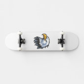 Kaal Adelaars Kop Persoonlijk Skateboard (Horizontaal)