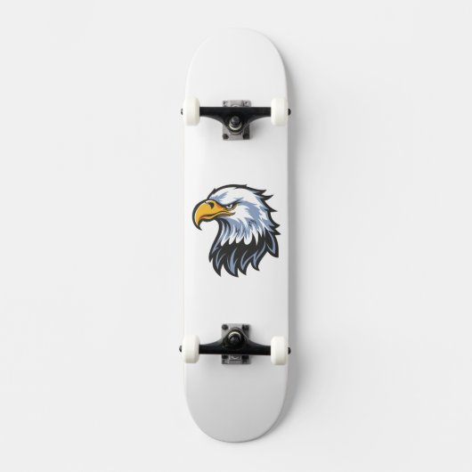 Kaal Adelaars Kop Persoonlijk Skateboard (Voorkant)