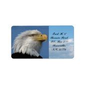 KAAL AREND- ADRESLABEL ETIKET (Voorkant)