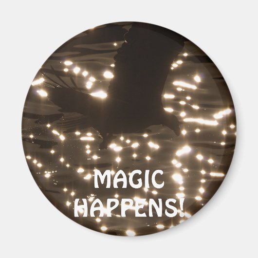 KAAL AREND & ZONLICHT WATER MAGNEET (Voorkant)