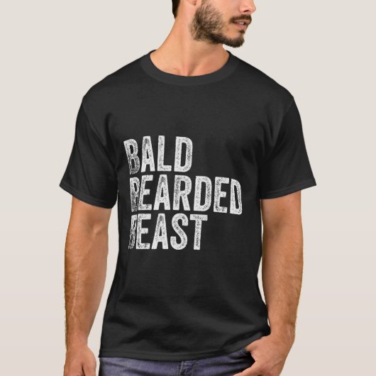 kaal baardbeest t-shirt (Voorkant)