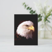 Kaal Eagle Amerikaans Eagle Briefkaart (Staand voorkant)