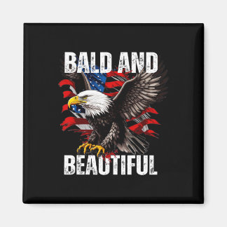 Kaal En Mooi 4 Juli Onafhankelijkheidsdag Amerika Magneet