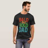 Kaal en Stoere Papa T-shirt (Voorkant volledig)
