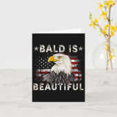 Kaal Is Mooi 4e Juli Onafhankelijkheidsdag Ame Kaart (Gele Bloem)
