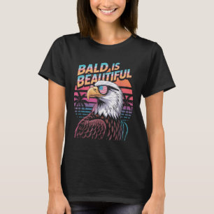 Kaal Is Mooi Adelaar Grappig 4 Juli  T-shirt