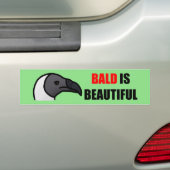 Kaal is mooie Vulture Sticker (Op auto)