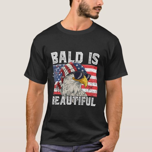Kaal is prachtig 4 juli 1 t-shirt (Voorkant)