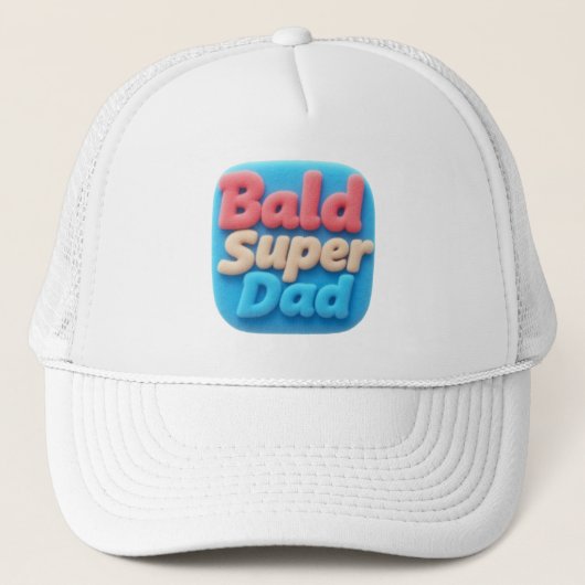 Kaal Superpapa Trucker Pet (Voorkant)