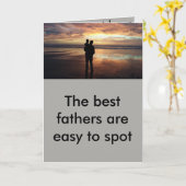 Kaal Vaderdag Kaart (Gele Bloem)