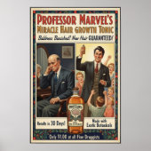  kaalheid genezen haargroei Adverteren Poster (Voorkant)