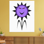 Kaamblaasventiel Kawaii Gothic Halloween Canvas af Afdruk (Insitu (Woonkamer))