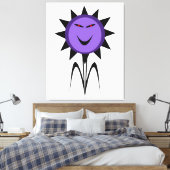Kaamblaasventiel Kawaii Gothic Halloween Canvas af Afdruk (Insitu (Slaapkamer))