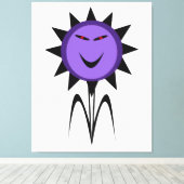 Kaamblaasventiel Kawaii Gothic Halloween Canvas af Afdruk (Insitu (Houten vloer))