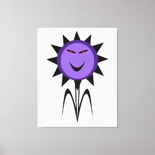 Kaamblaasventiel Kawaii Gothic Halloween Canvas af Afdruk