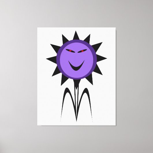 Kaamblaasventiel Kawaii Gothic Halloween Canvas af Afdruk (Voorkant)