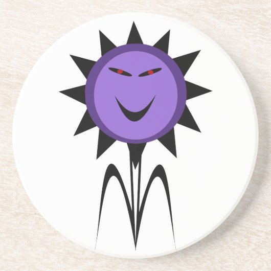 Kaambloem Kawaii Gothic Halloween Onderzetters (Voorkant)