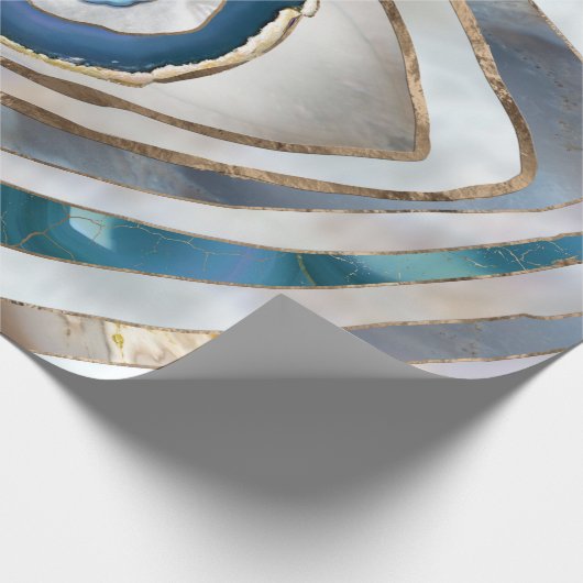 Kaamogen Minerale texturen en goud Cadeaupapier (Hoek)