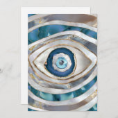 Kaamogen Minerale texturen en goud Feestdagenkaart (Voorkant / Achterkant)