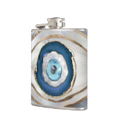 Kaamogen Minerale texturen en goud Heupfles (Links)