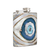 Kaamogen Minerale texturen en goud Heupfles (Rechts)